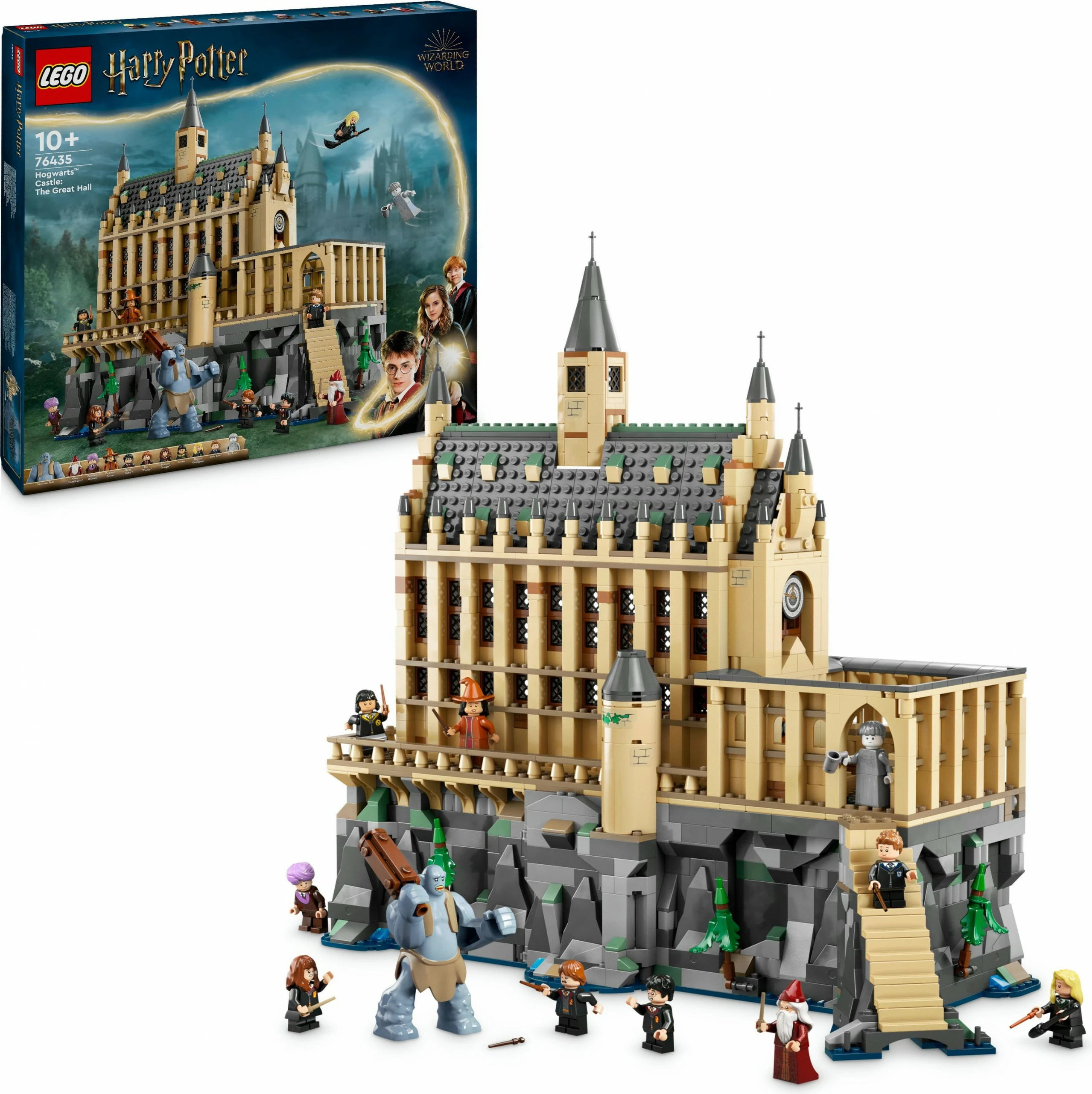 Set ndërtimi LEGO Hogwarts™ Castle: The Great Hall, 1732 pjesë, plastikë, 2.92 kg