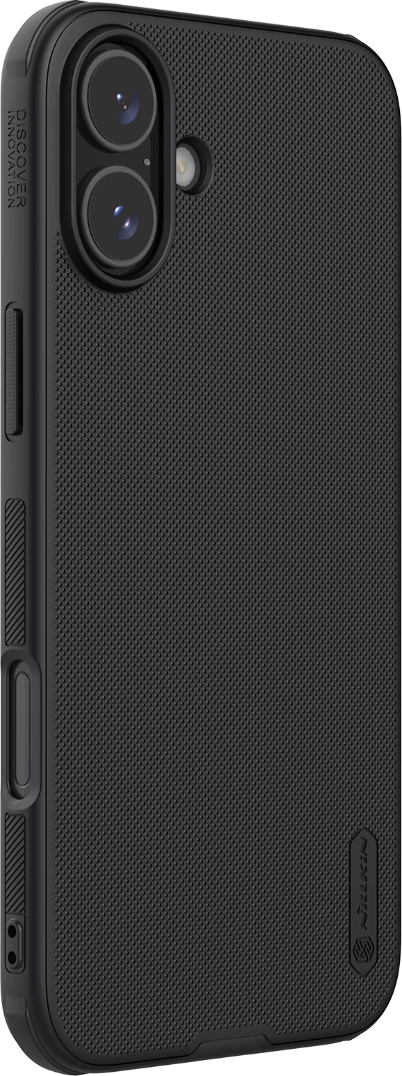 Mbështjellës Nillkin Super Frosted Shield Pro Magnetic Case për iPhone 16, i zi