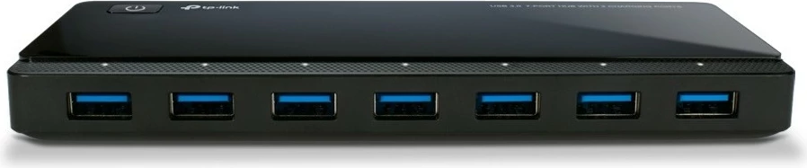Hub USB TP-Link UH720, 9 porte, 5000 Mbit/s, 1 m, e zezë