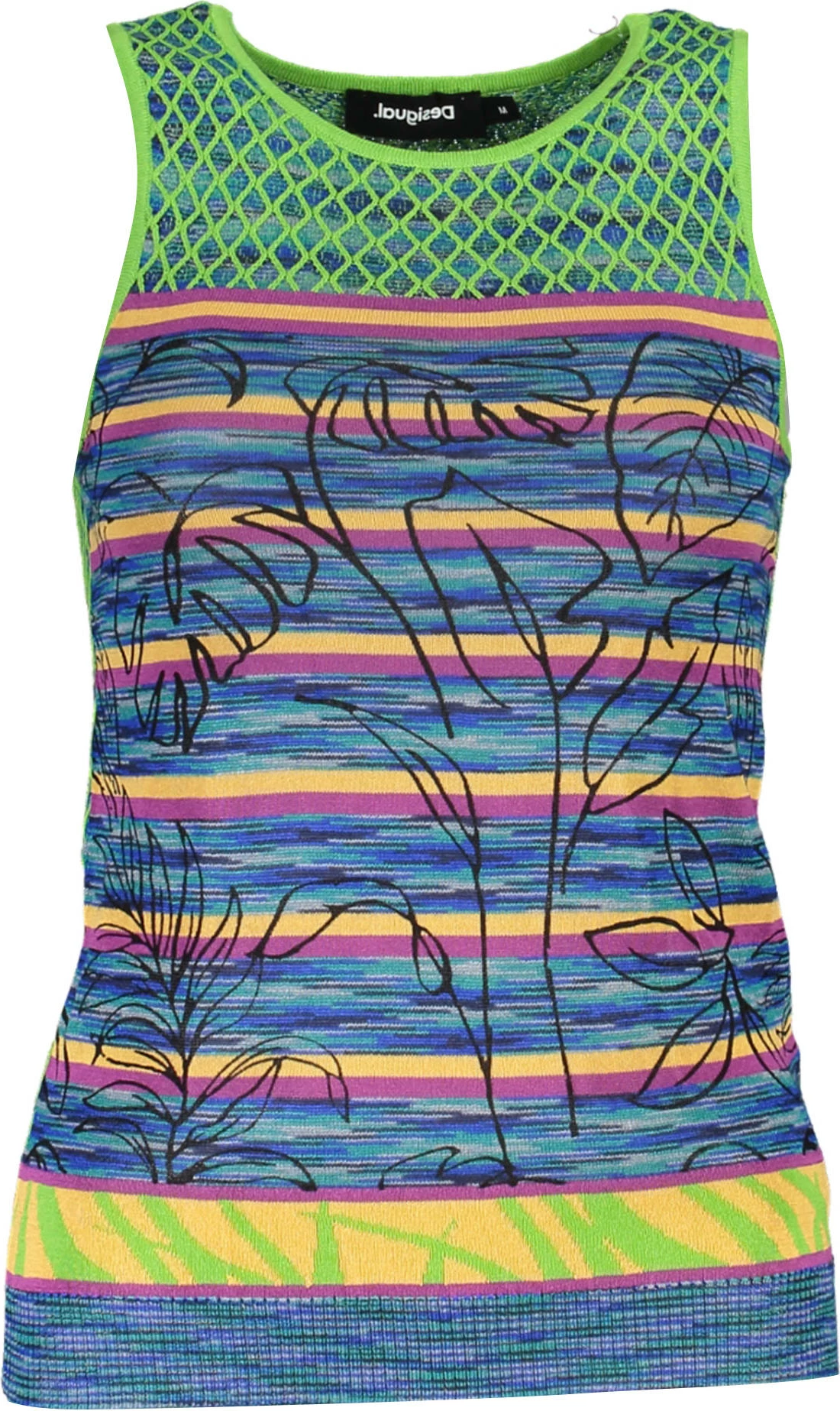 Maicë për femra DESIGUAL, e gjelbër [Madhësia: XL]