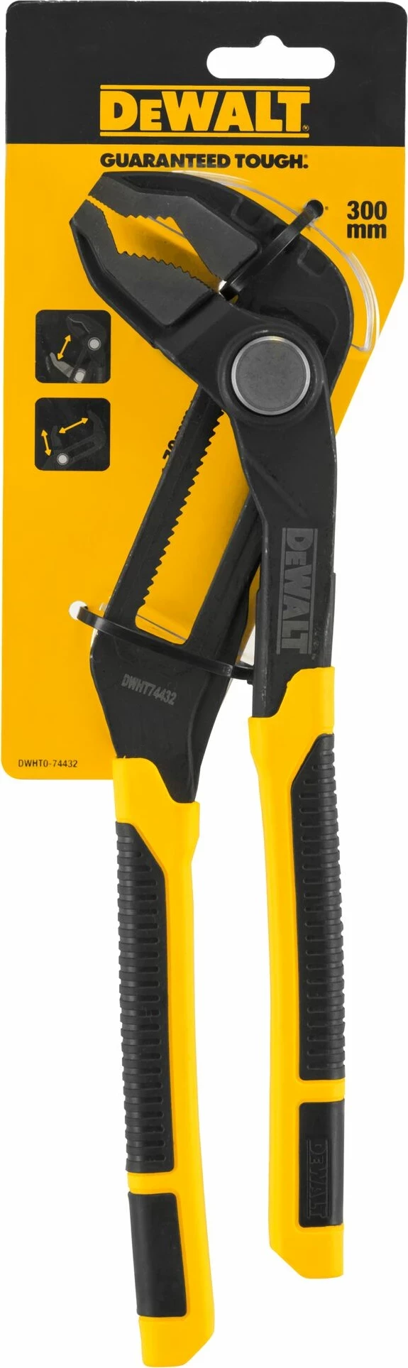 Pincë rregulluese DeWalt DWHT0-74432 300 mm, verdhë/zezë