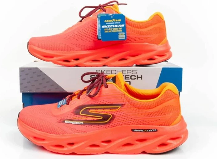 Atlete për meshkuj Skechers, portokalli [Madhësia: 42.5]