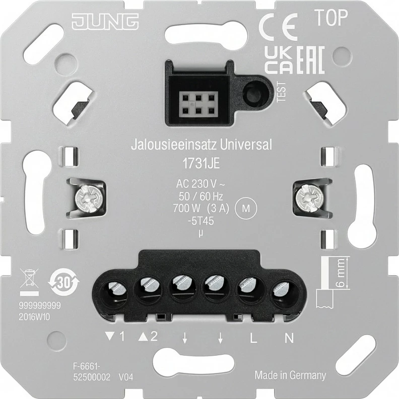 Modul për roleta/grila Jung 1731JE, universal, 230V, 700W