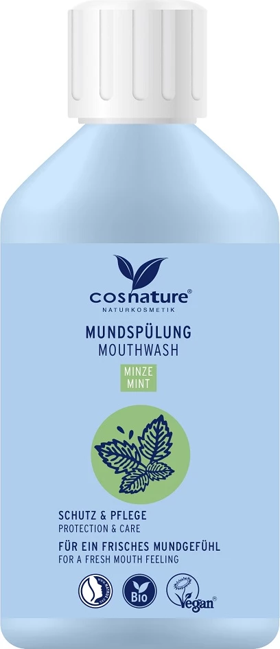 Shpëlarës goje Cosnature me mente me fluor 300ml