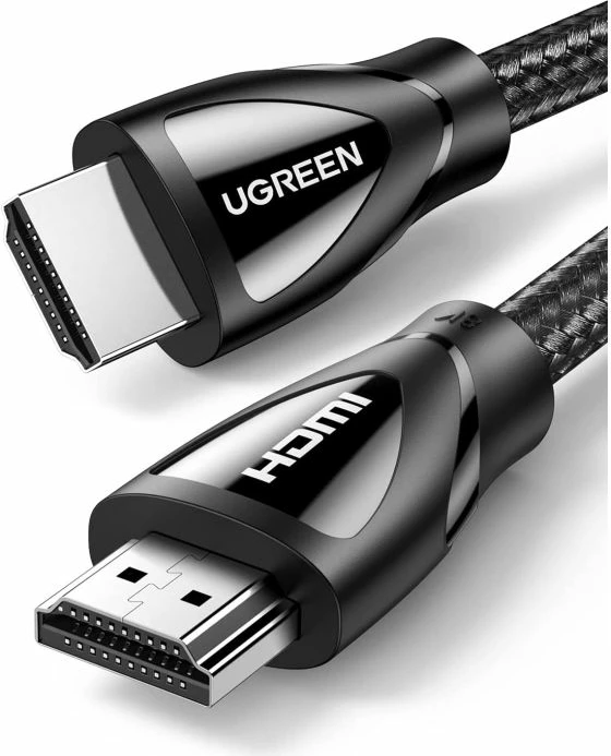 Kabl HDMI UGREEN 80404 HDMI 2.1 8K@60Hz 4K@120Hz 48Gbps 3 m, e zezë, polybag