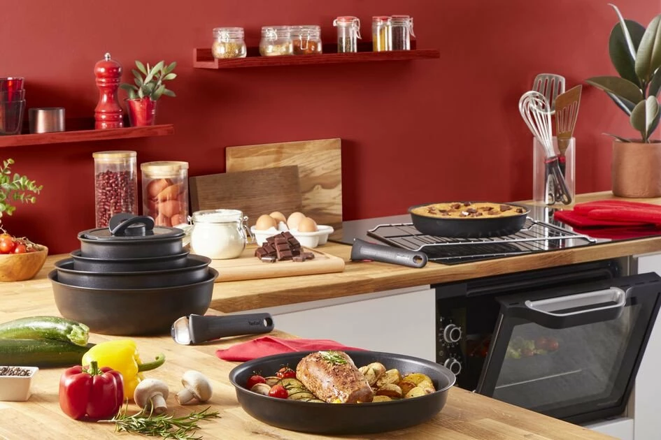 Tigan, Tefal Ingenio Unlimited L7630632, 28 cm, veshje titanium, zi