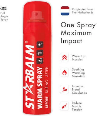 Sprej i ngrohte Starbalm Warm Spray, 150ml 