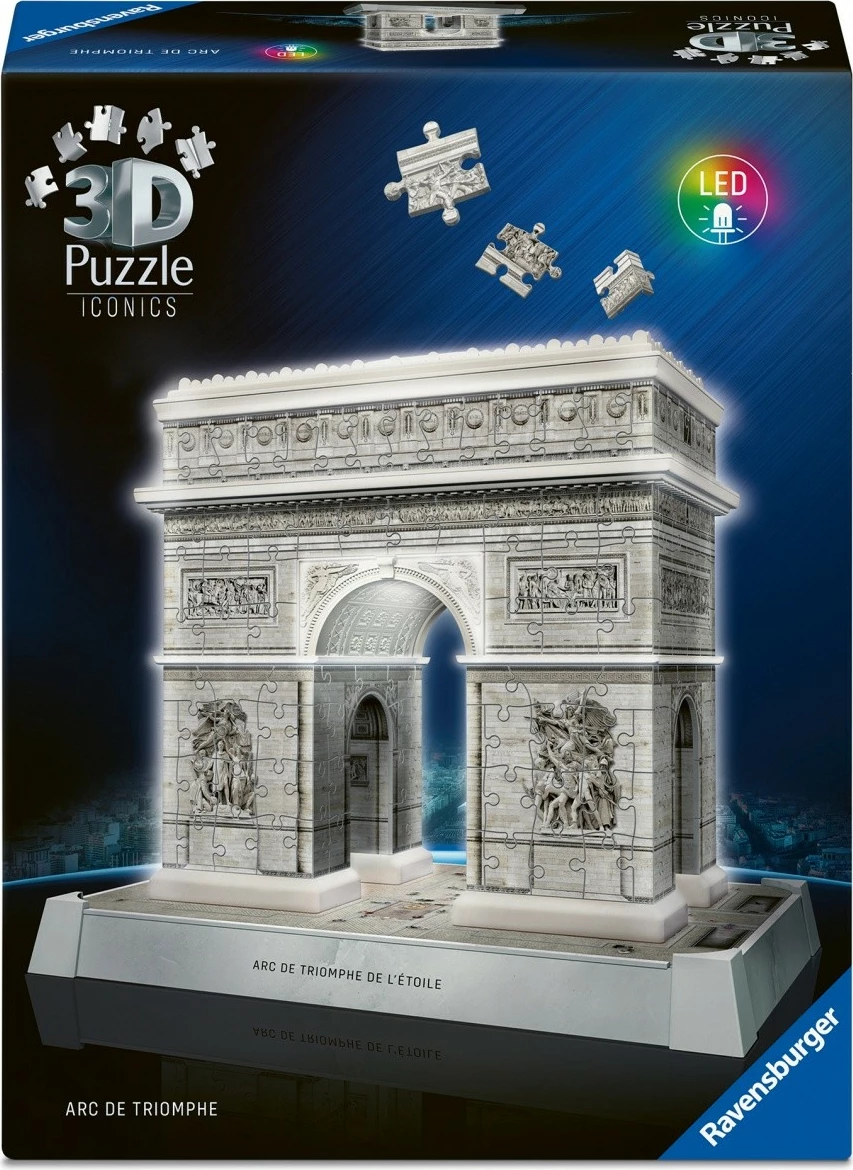 Puzzle 3D Ravensburger Triumphal Arch, 255 pjesë, plastikë