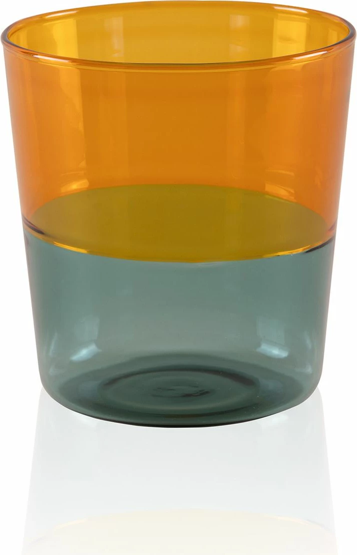 Gotë qelqi Hermia, ngjyrë amber, BRD0086