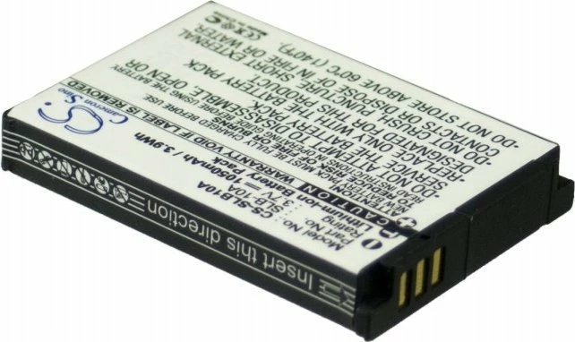 Bateri për kamerë Cameron Sino CS-SLB10A (zëvendësuese SLB-10A/SLB10A) 1050mAh 3.7V, për Samsung, e zezë