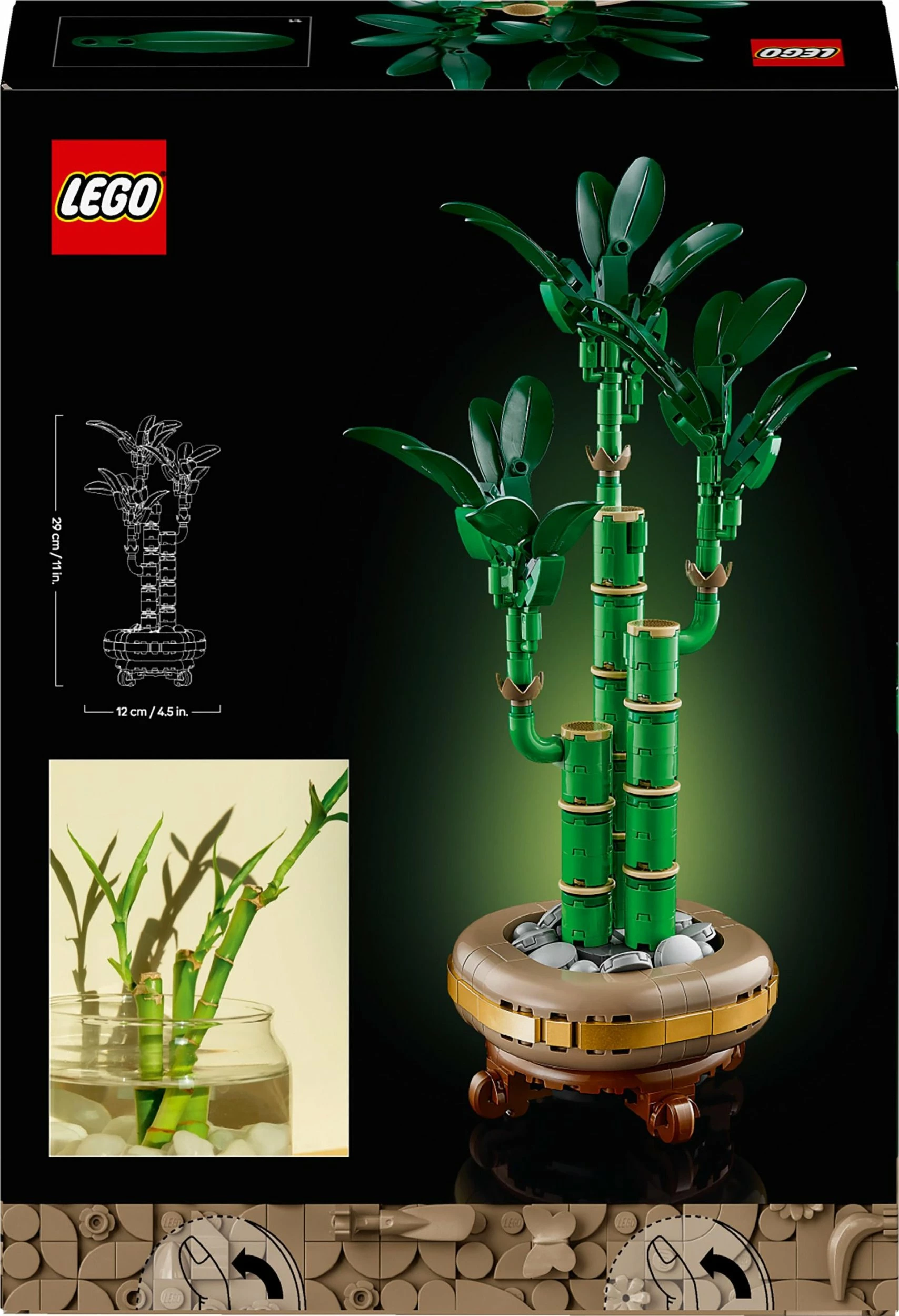 Set LEGO Botanicals 10344 Dracena sandera, 325 copë, 29 cm