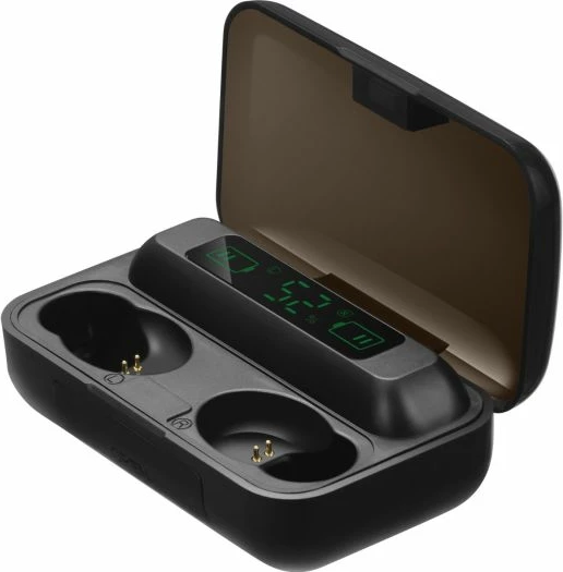 Kufje wireless SANDBERG 126-38, Bluetooth 5.1, TWS, powerbank 2000 mAh, të zeza, set