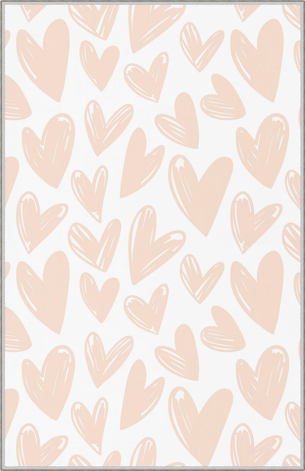 Qilim multingjyrësh, zemra, 180x280cm, Conceptum Hypnose, WOOKECE056