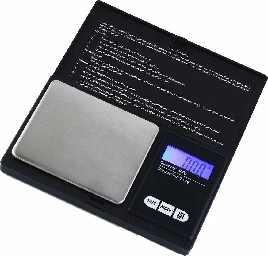 Peshore precize bizhuterish LTC LXWG104 500 g/0.1 g, e zezë