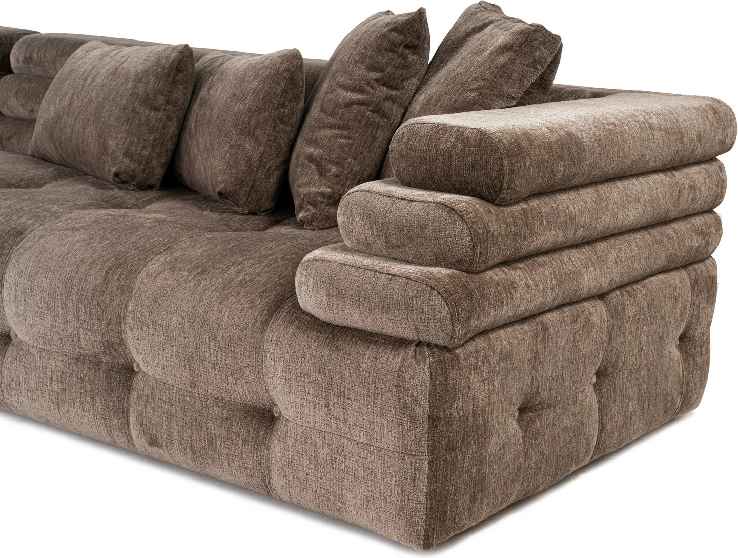 Kënd-sofë Boston, kënd majtas, gri, Atelier del Sofa (Chl-2R)