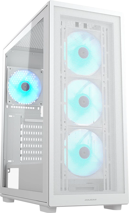Kasë COUGAR MX220 RGB Midi Tower ATX, 4x120mm RGB, USB-C, e bardhë