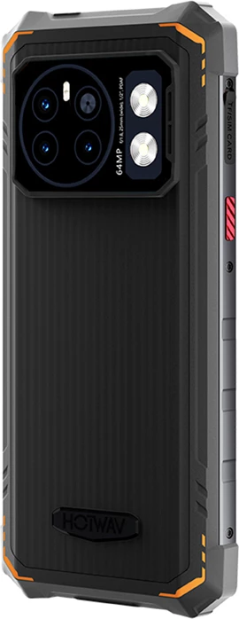 Celular HOTWAV Cyber 13 8GB RAM 128GB 6.6" 10800mAh NFC Android 14, portokalli