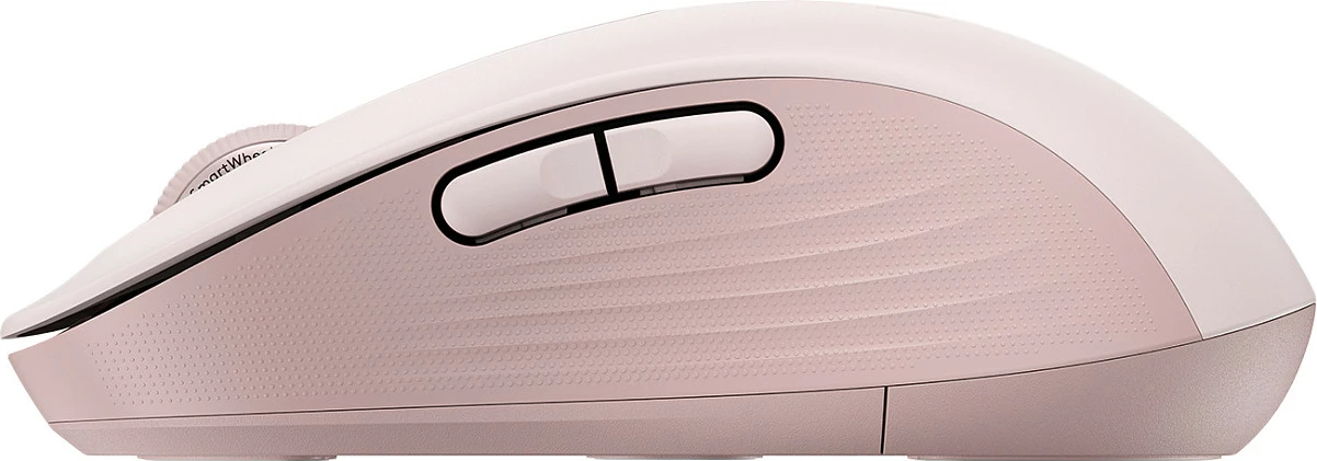 Maus Logitech Signature M650 L, Wireless, Djathtas, Optik, RF Wireless + Bluetooth, 4000 DPI, Rozë