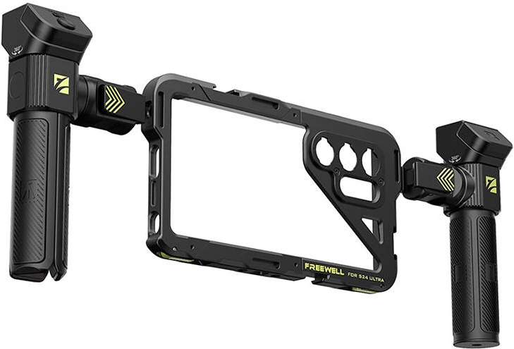 Set mbajtësesh Freewell FW-S24U-GVK për Samsung S24 Ultra, tripod, monopod, telekomandë Bluetooth, zi