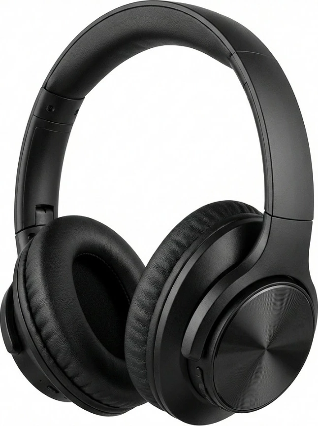 Kufje DasProdukt.de CHIP, Bluetooth, over-ear, të zeza