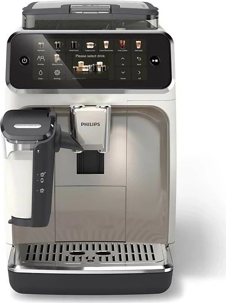 Aparat kafeje Philips 5500 series EP5543/90, 1.8L, 1500W, i bardhë