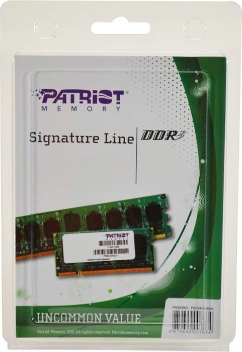 RAM memorie Patriot Memory, 4 GB, 1600 MHz