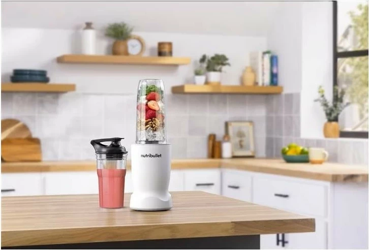 Blender Nutribullet NBT1006MW, 1000W, 2 gota Tritan, bardhë mat