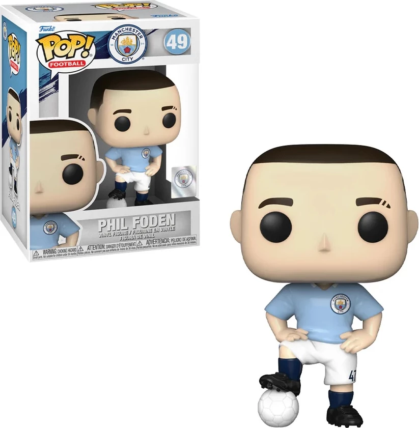Figurinë koleksionuese Funko Pop Football Manchester City Phil Foden, vinil