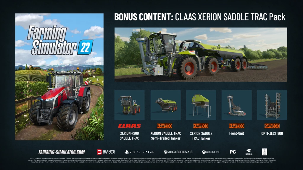 Lojë për PlayStation 4 GIANTS Software Farming Simulator 22, PEGI 3