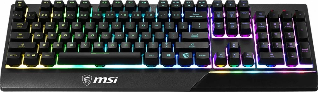 Tastierë gaming MSI Vigor GK30 VIGORGK30US, 100%, RGB, USB, US layout, e zezë