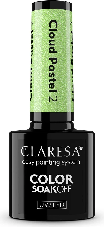 Llak për thonj Claresa Cloud Pastel Hybrid për femra pastel mente 5g