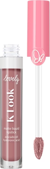 Buzëkuq liquid matte Lovely K Look 02 për femra 6ml