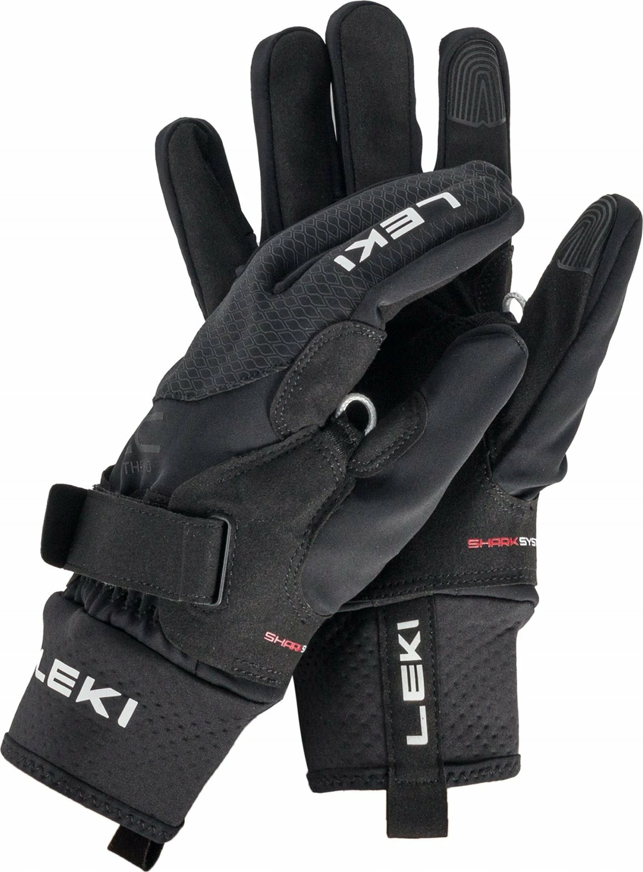 Doreza skijimi nordik Leki CC Thermo Shark 7.0, nr. 7, të zeza