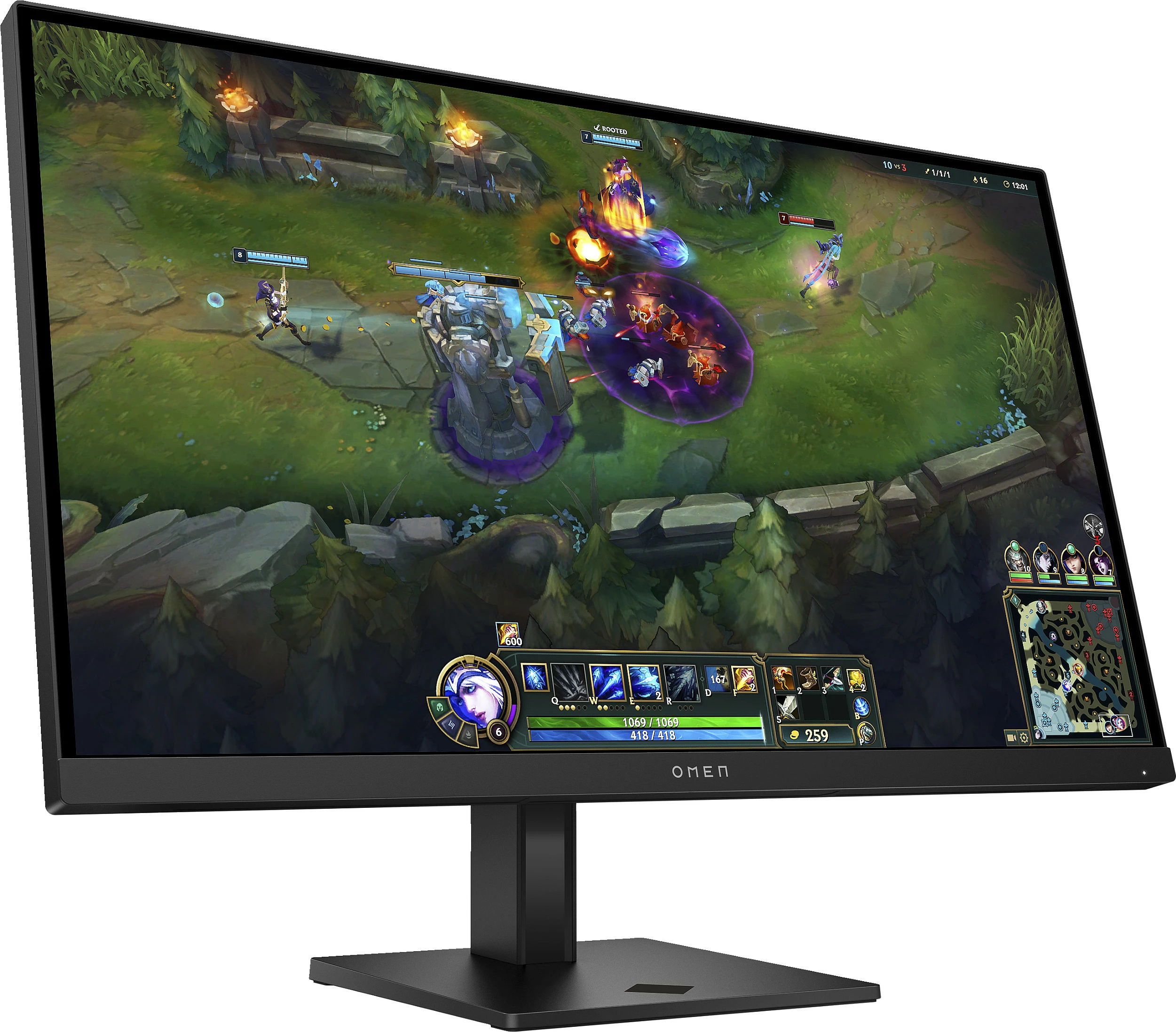 Monitor HP OMEN AV4K1E9#ABB, 27", Full HD, 1 ms, FreeSync, zi
