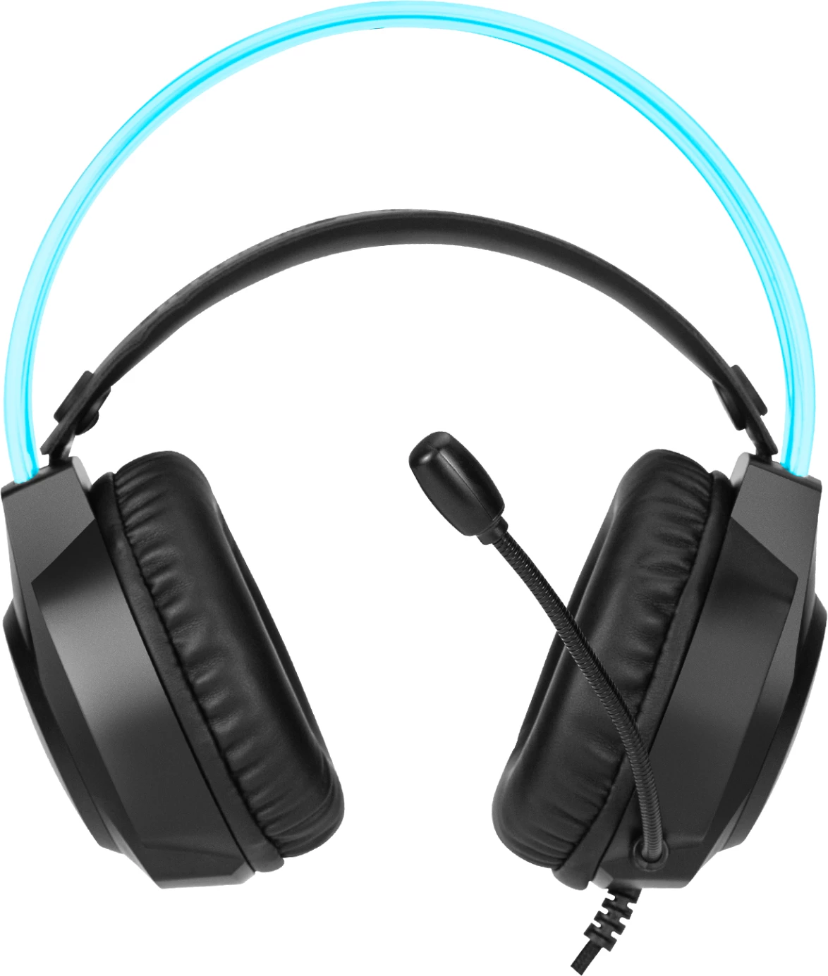 Kufje gaming Marvo H8620 me mikrofon, wired, RGB, 3.5mm + USB, 50mm, të zeza