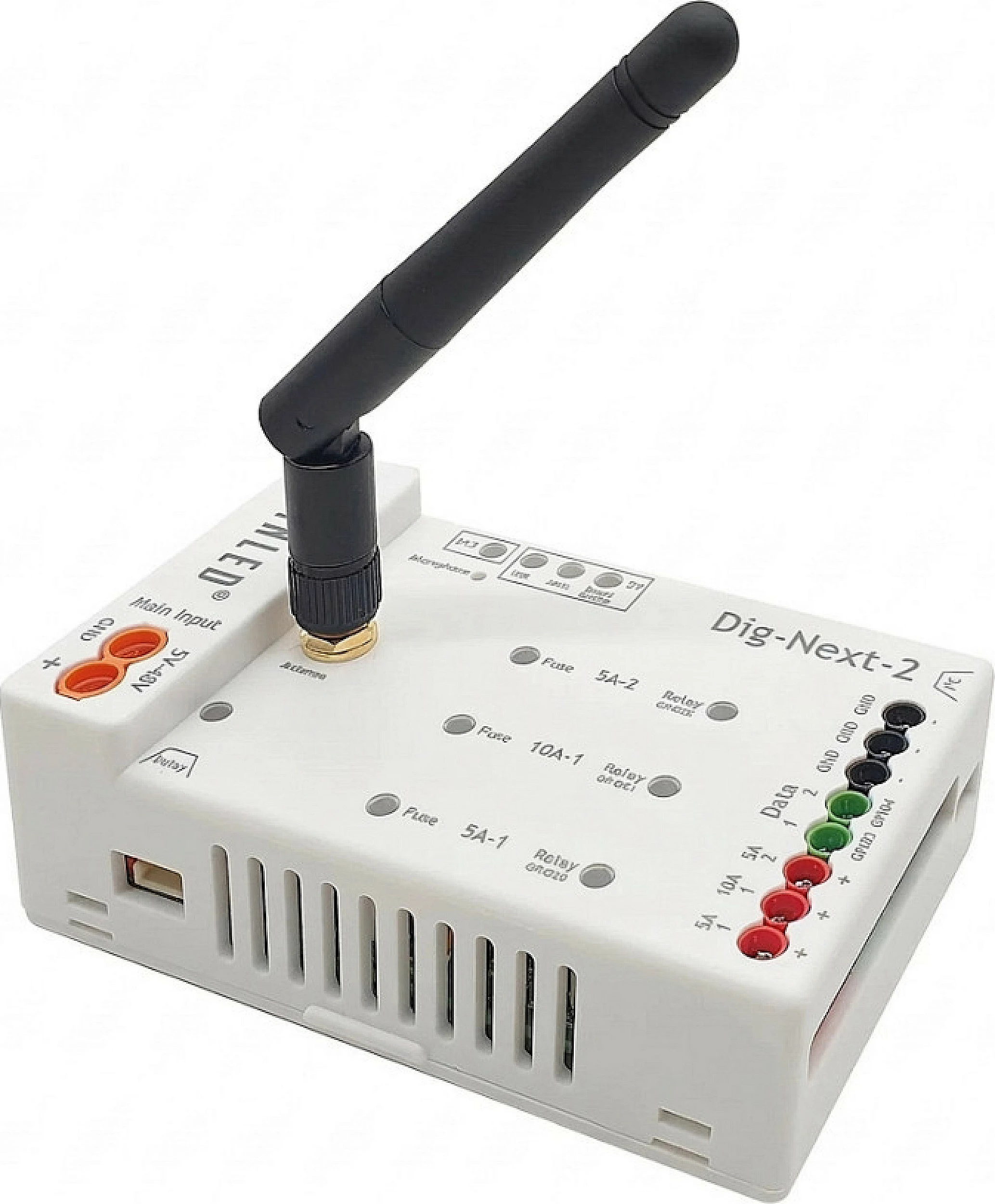 Kontrollues LED Synergy21 QuinLED Dig-Next-2, me antenë, bardhë/zi