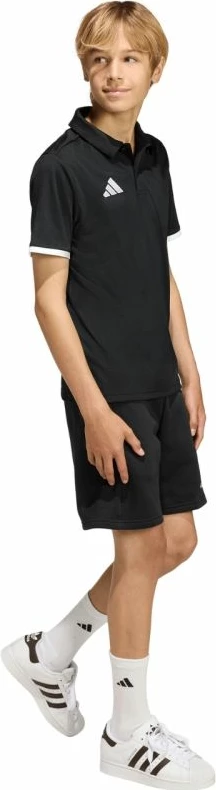 Maicë polo për fëmijë adidas, e zezë