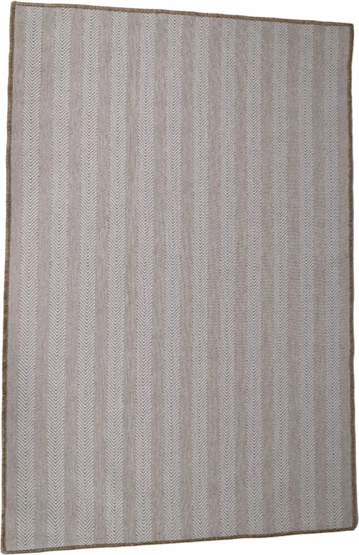 Qilim KUNAL për dhomë dite ose jashtë, 200x150 cm, bezhë-bardhë