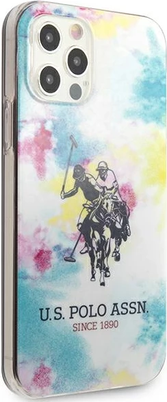 Mbështjellës U.S. Polo Assn. USHCP12MPCUSML për iPhone 12/12 Pro 6.1", Tie & Dye, shumëngjyrësh