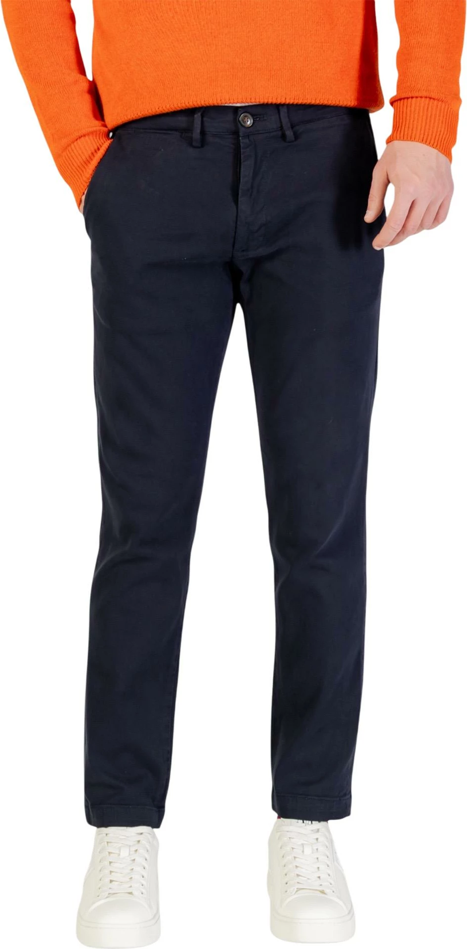 Pantallona chino për meshkuj Borghese 5WPA01 11CO101, të kaltra