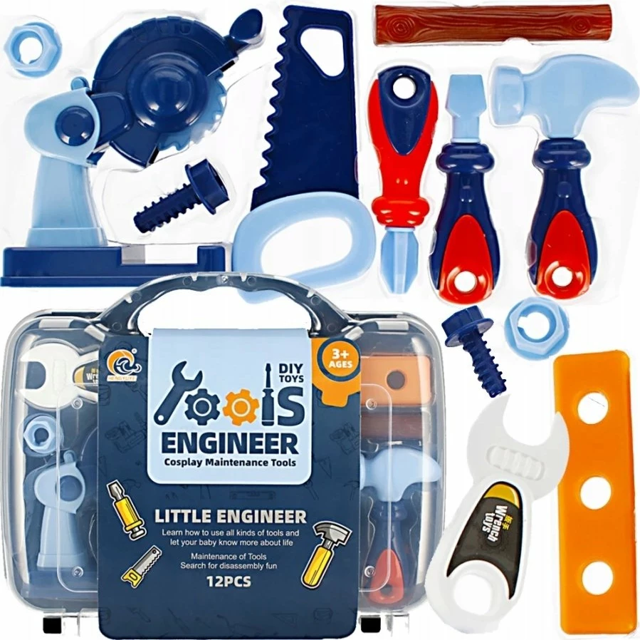 Set veglash lodër Mega Creative Toolbox 24/48, 12 copë, shumëngjyrëshe