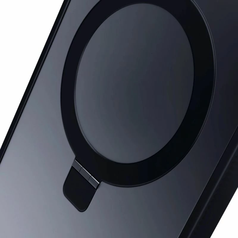 Maskë telefoni 3mk Smoke Case Mag&Stand për iPhone 16 Pro Max, e zezë