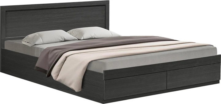 Krevat Olympus me sirtarë, ngjyrë wenge, 150x200cm