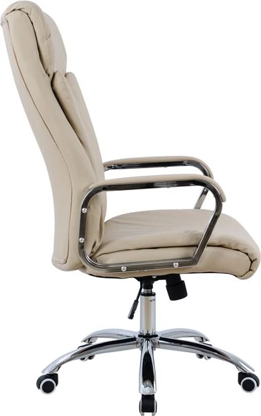 Karrige menaxheri për zyre, krem, FH1093.07, 63x80x(118-126) cm