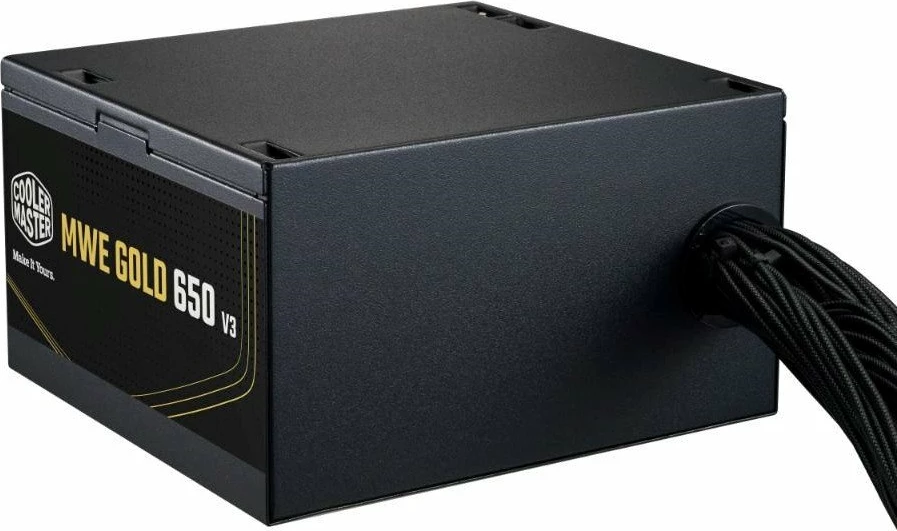 Furnizues rryme për PC Cooler Master MWE Gold V3 650W ATX 3.1, 80 Plus Gold, Non-Modular (MPE-6502-ACAAG-3BEU)