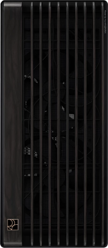 Kasë ASUS ProArt PA602 Wood Edition E-ATX, panel xhami i temperuar, radiator 420 mm, 1x140 mm + 2x200 mm ventilatorë, USB-C 20Gbps, e zezë