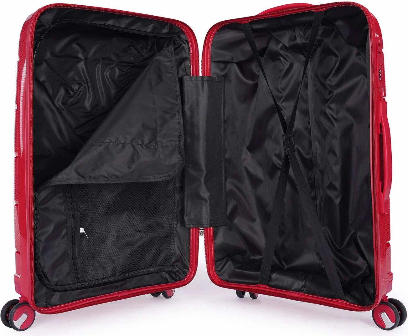 Valixhe mesatare Zoozie Bags, e kuqe, Wexta Wx-PP710