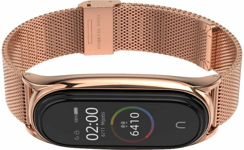 Rrip milanez për Xiaomi Mi Band 5/6 Tech-Protect, Rozë