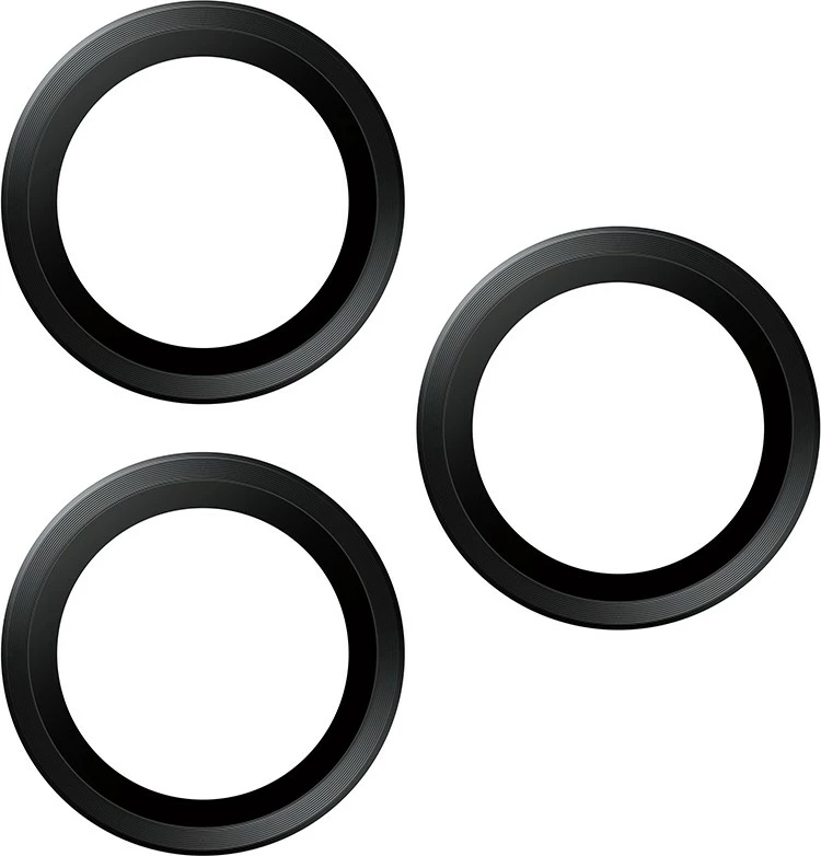 Mbështjellës kamerash PanzerGlass Hoops për iPhone 17 Pro/Pro Max/16 Pro/Pro Max, e zezë