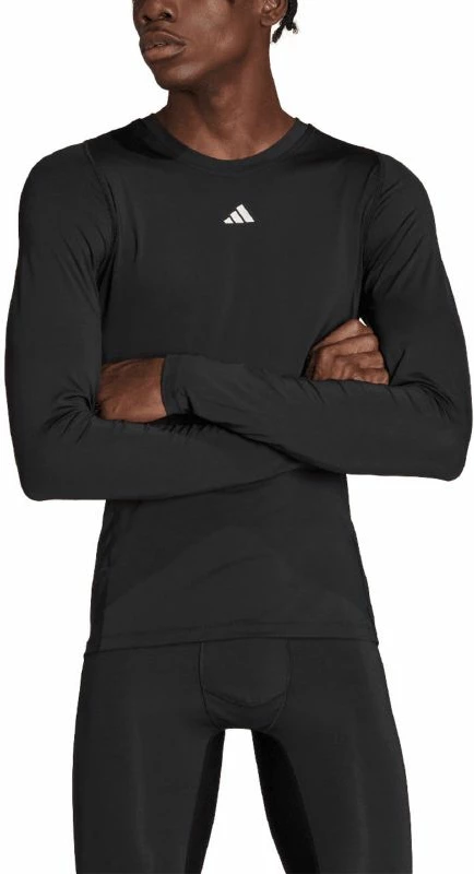 Maicë për meshkuj adidas Techfit Aeroready me mëngë të gjata, e zezë [Madhësia: S]